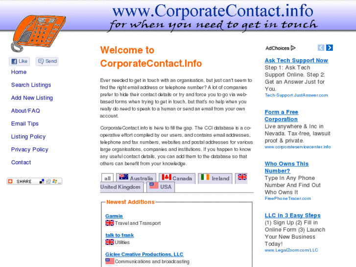 www.corporatecontact.info