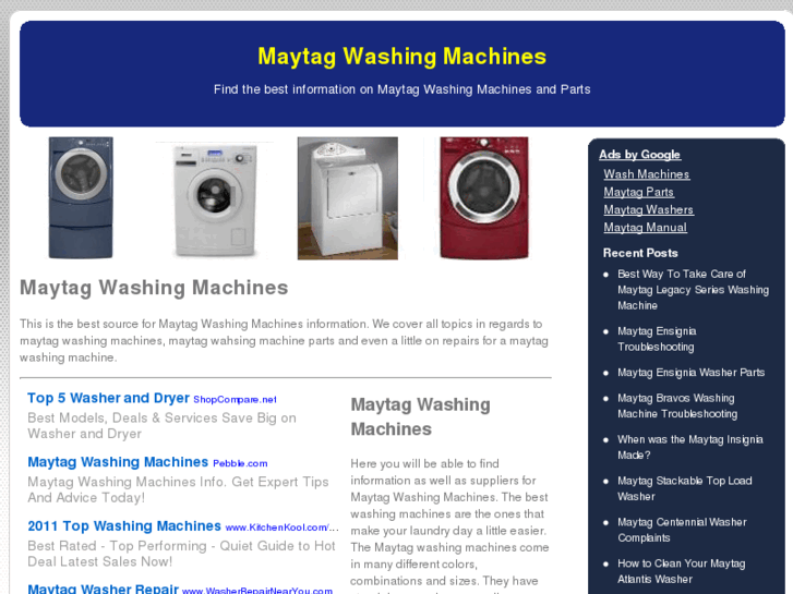 www.maytagwashingmachines.org