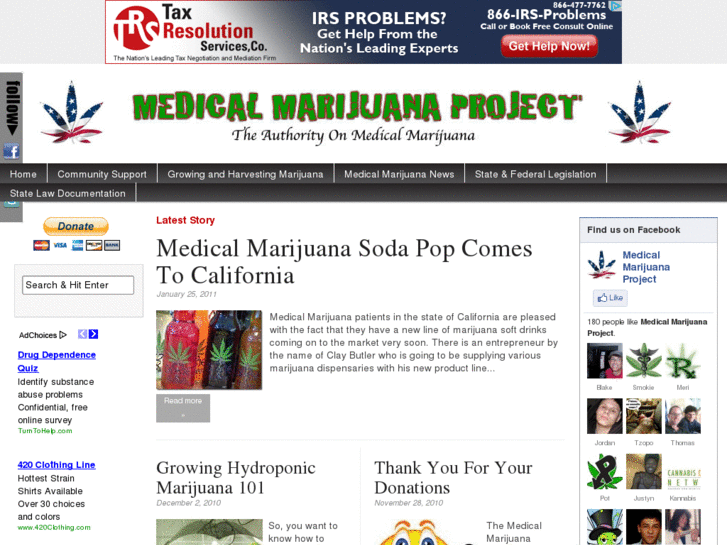 www.medicalmarijuanaproject.com