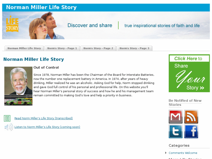 www.normanmillerstory.com