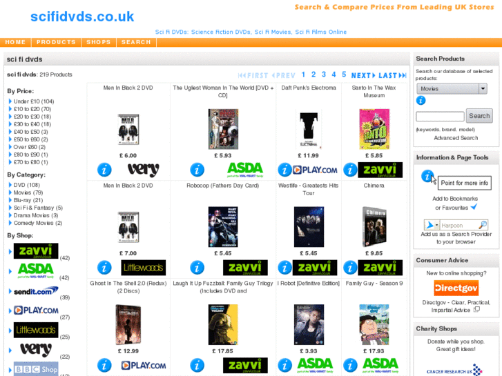 www.scifidvds.co.uk