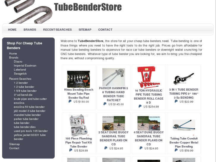 www.tubebenderstore.info