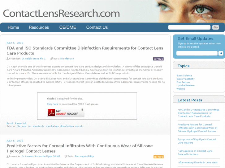 www.contactlensresearch.com