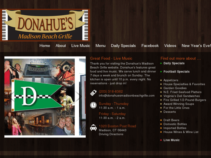 www.donahuesrestaurant.com