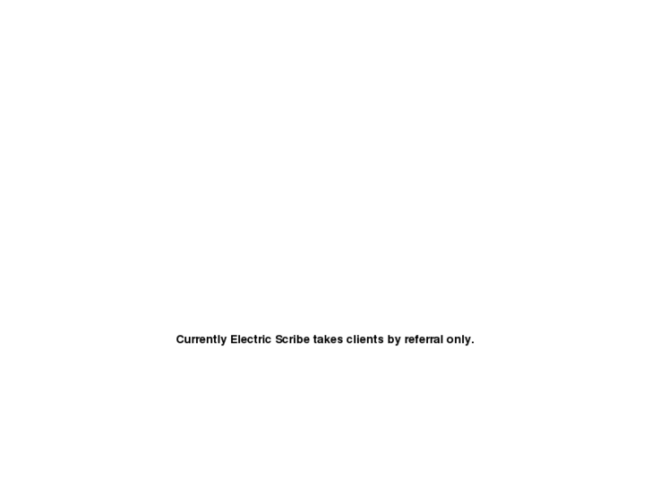 www.electricscribe.info