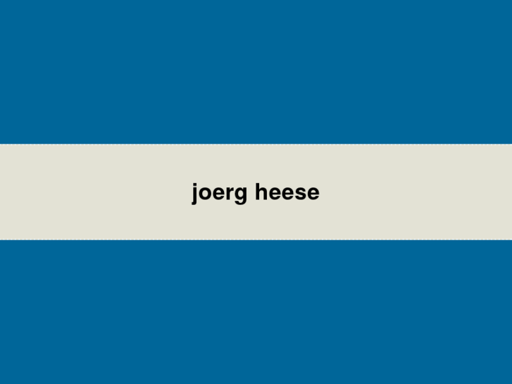 www.joergheese.info