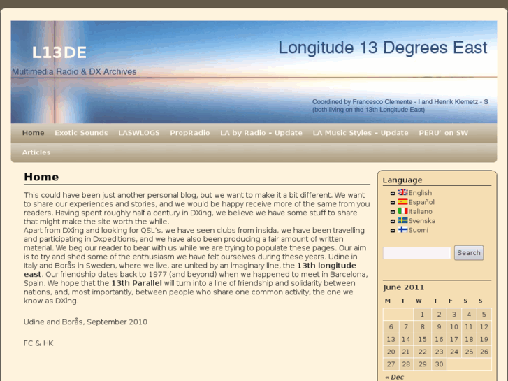 www.longitude13degreeseast.com