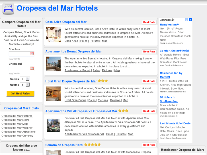 www.oropesadelmarhotels.com