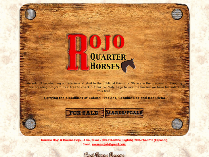 www.rojoquarterhorses.com