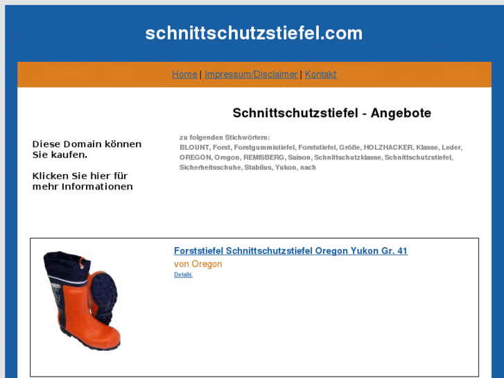 www.schnittschutzstiefel.com