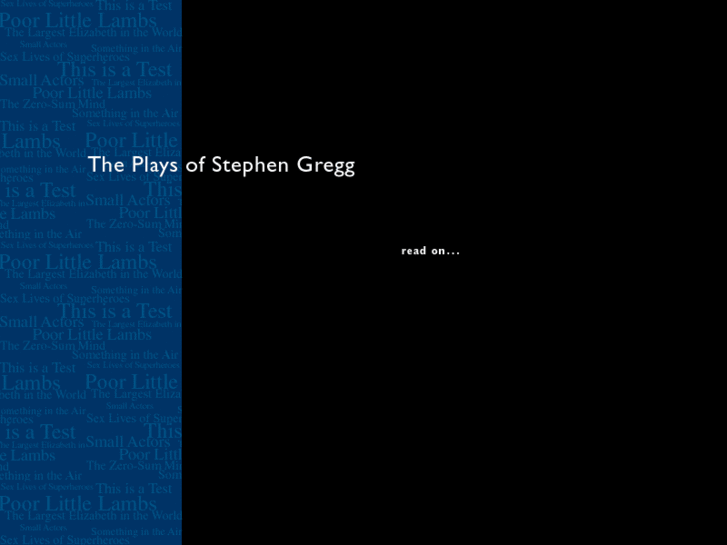 www.stephengreggplays.com