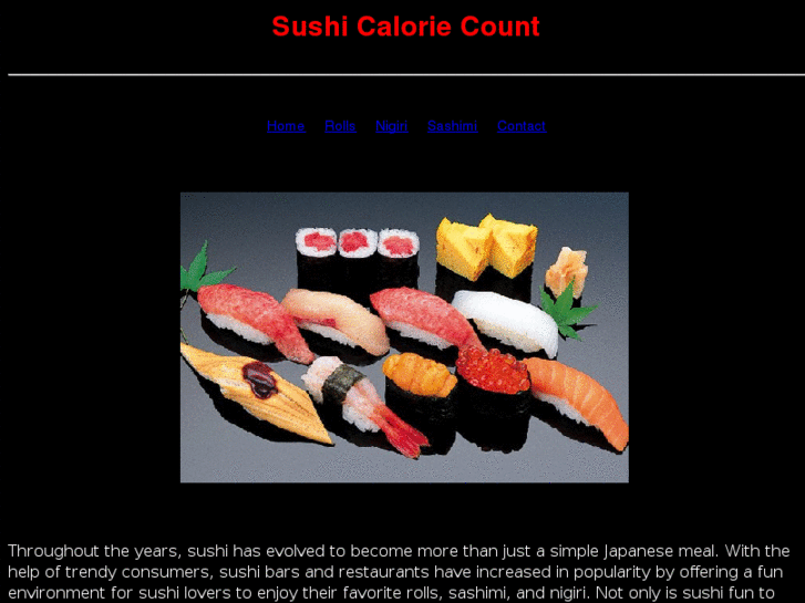 www.sushicaloriecount.com