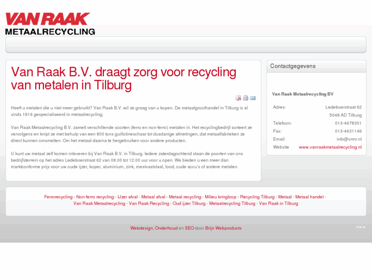 www.vanraakrecycling.com