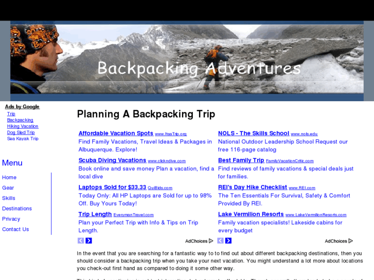 www.backpackingtrip.net