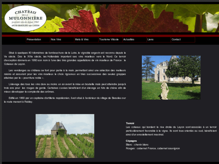 www.chateaumulonniere.com