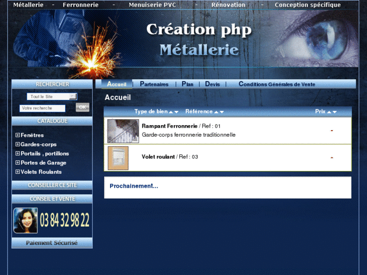 www.creation-php-metallerie.com