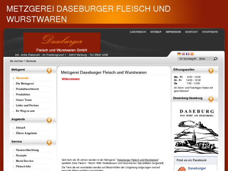 www.daseburgerfleischundwurstwaren.de