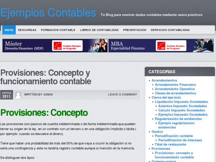 www.ejemploscontables.es