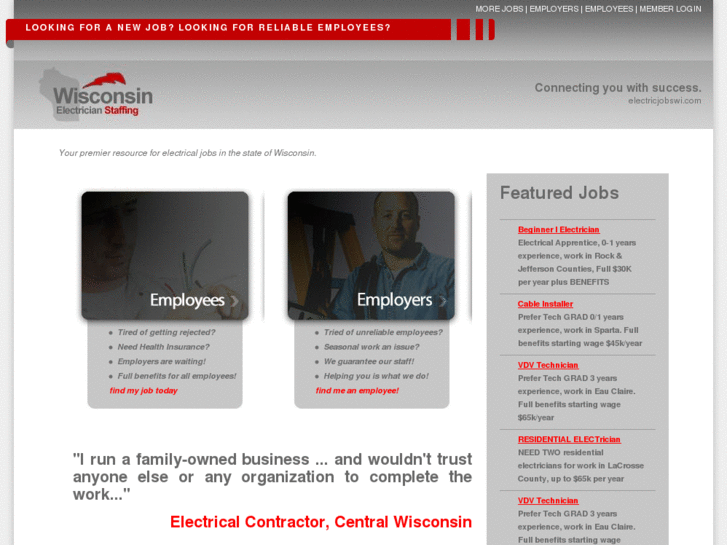 www.electricaljobswi.com