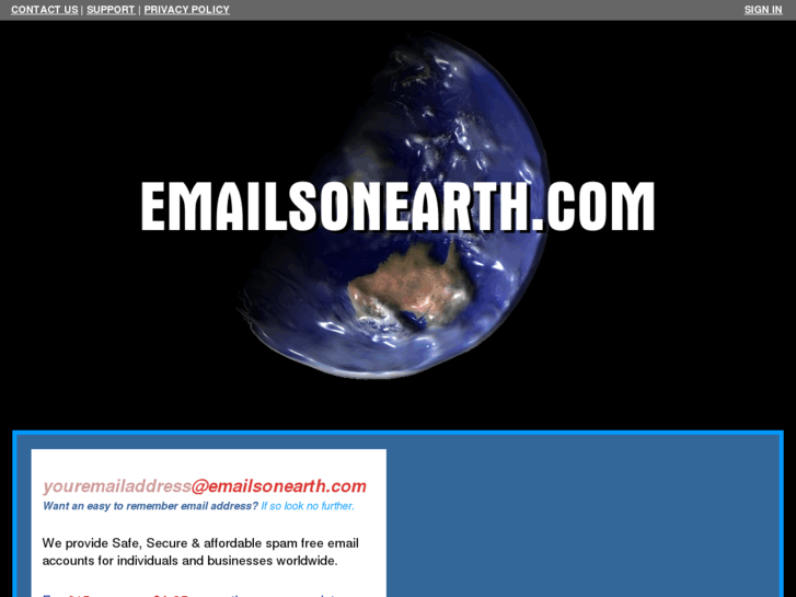 www.emailsonearth.com