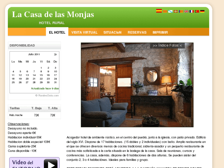 www.lacasadelasmonjas.es