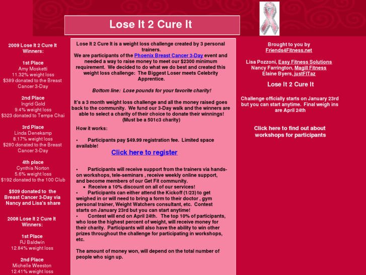 www.loseit2cureit.com