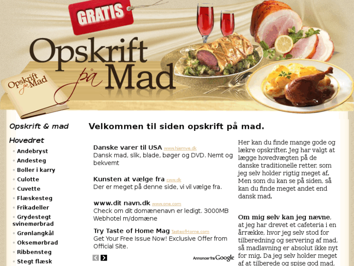 www.opskriftpaamad.dk