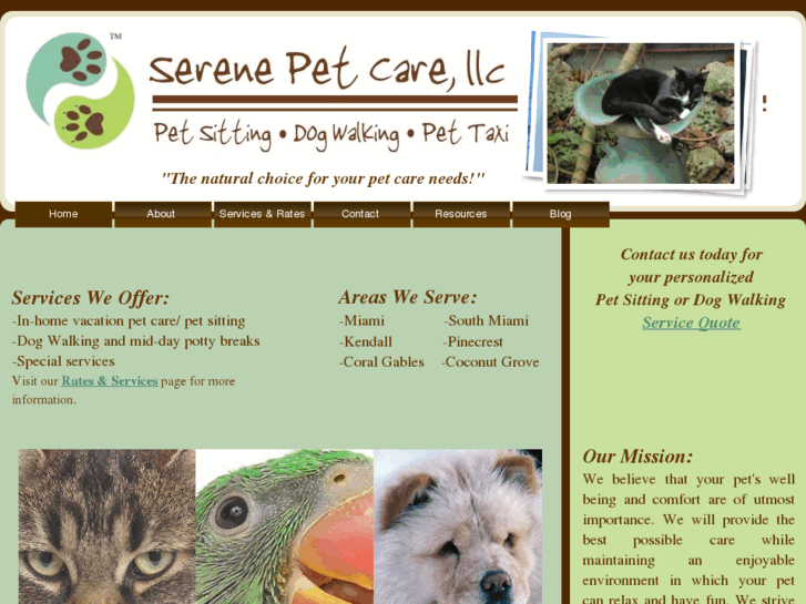 www.serenepetcare.com