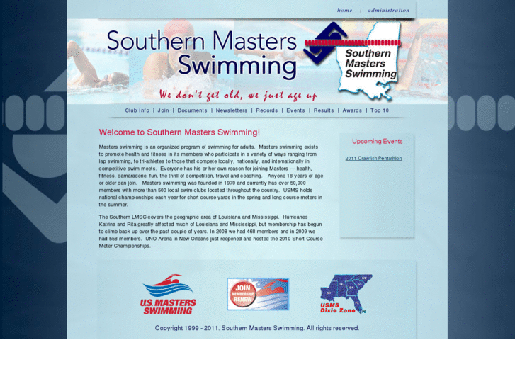 www.southernmastersswimming.com