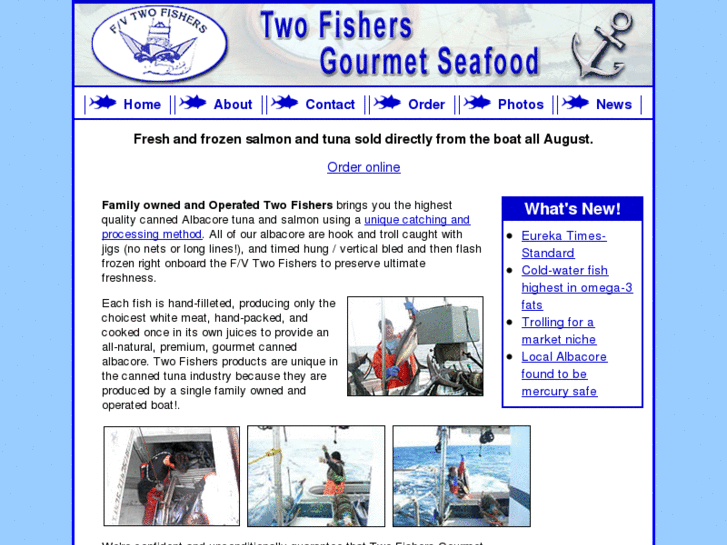 www.twofishersgourmetseafood.com