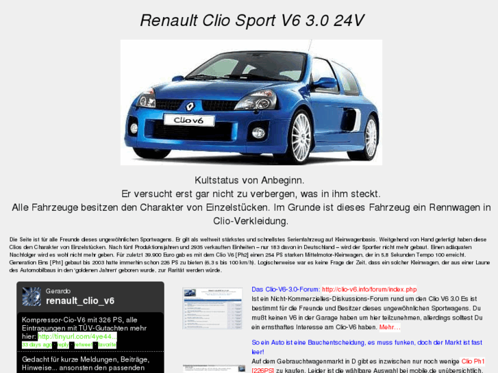 www.clio-v6.info