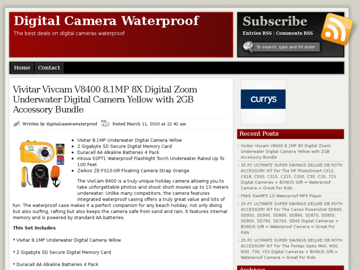 www.digitalcamerawaterproof.net