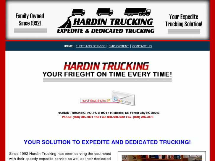 www.hardin-trucking.com