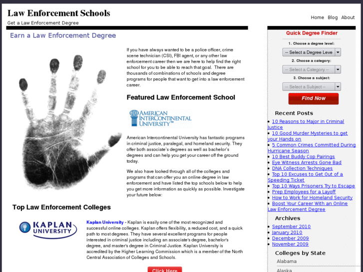 www.lawenforcementschools.org