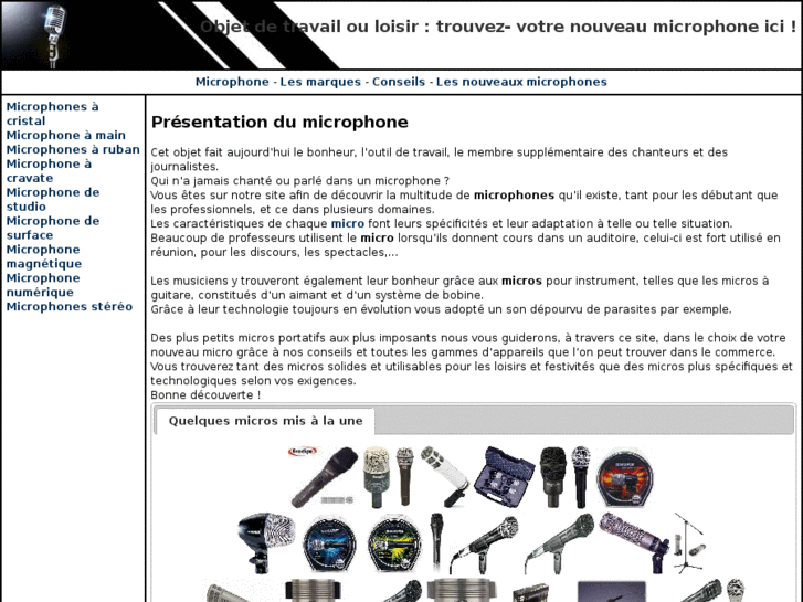 www.lesmicrophones.com