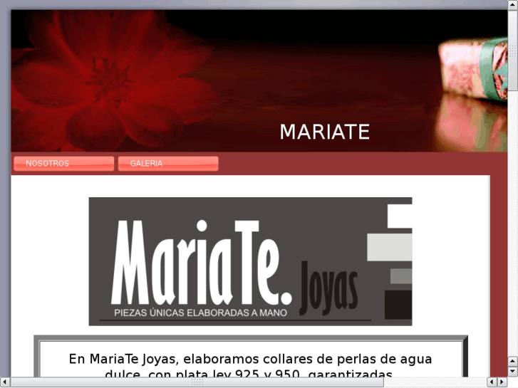 www.mariatejoyas.com