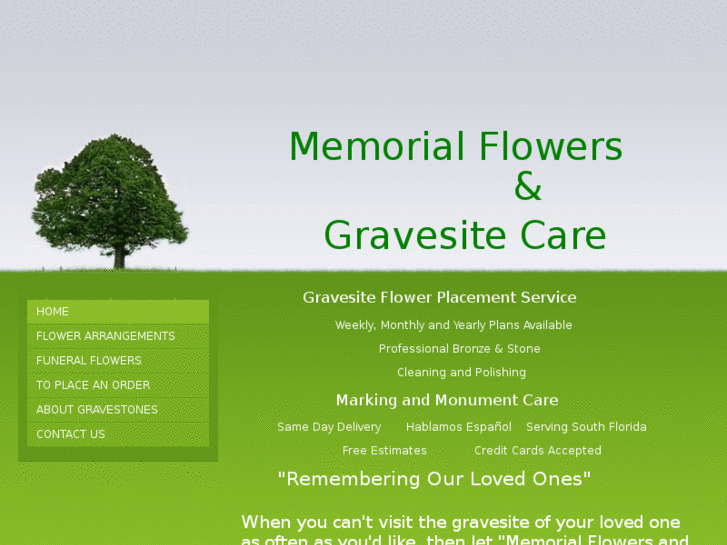 www.memorialflowersandgravesitecare.com