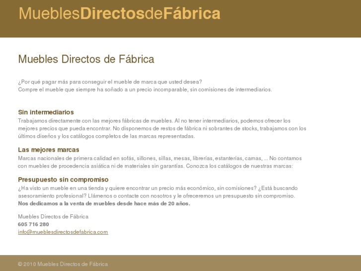 www.mueblesdirectosdefabrica.com