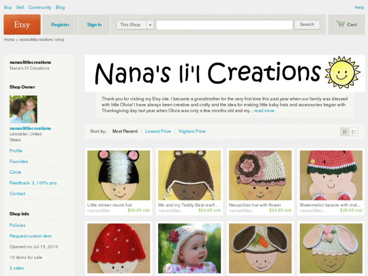 www.nanaslittlecreations.com