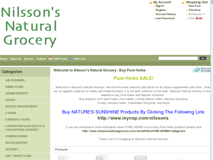 www.nilssonsnaturalgrocery.com