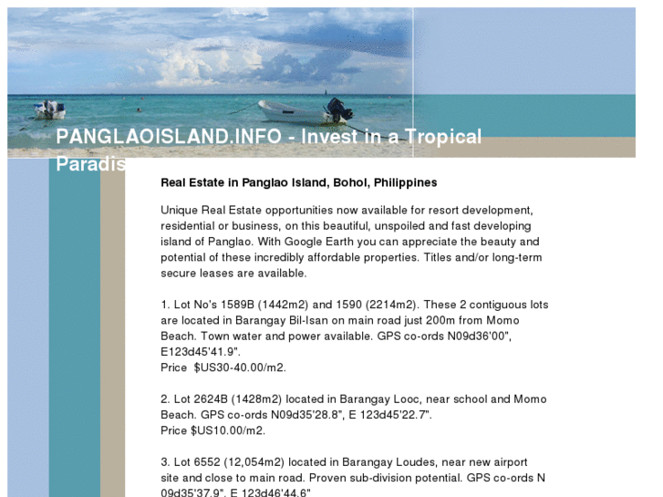 www.panglaoisland.info