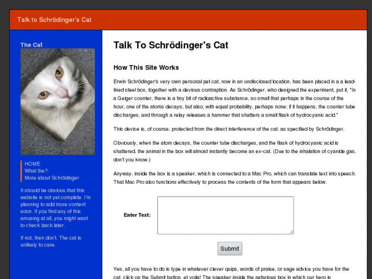 www.talktoschrodingerscat.com