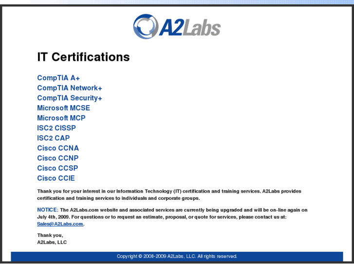 www.a2labs.com