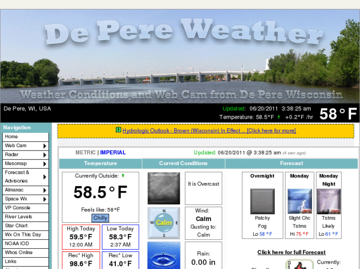 www.depereweather.com