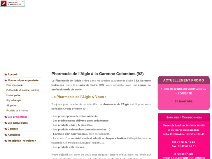 www.pharmaciedelaigle.com