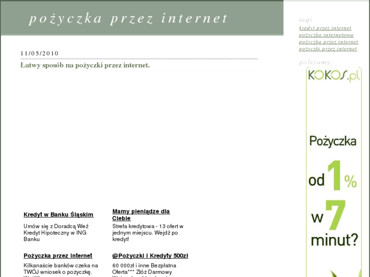 www.pozyczka-przez-internet.com.pl
