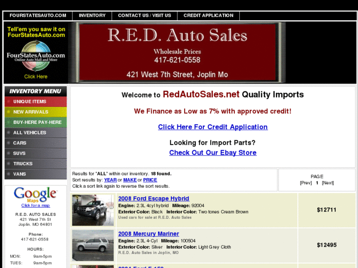 www.redautosales.net