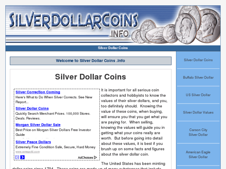 www.silverdollarcoins.info