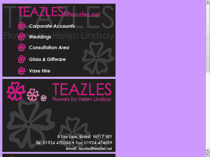 www.teazlesflorists.com