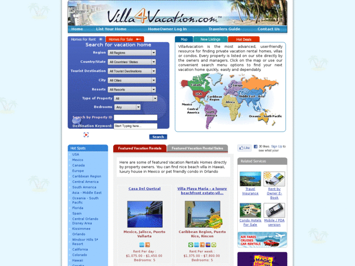 www.villa4vacation.mobi